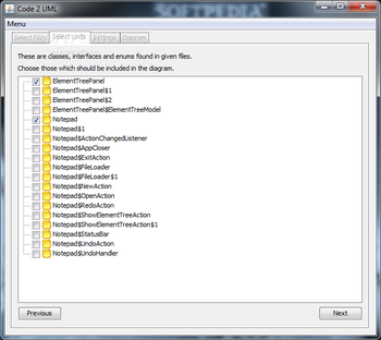 Code 2 UML screenshot 2