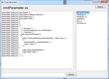 Code Generator screenshot 2