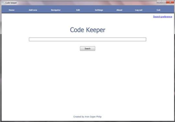 Code Keeper screenshot