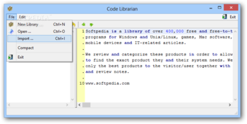 Code Librarian screenshot 2