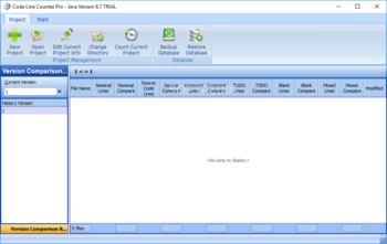 Code Line Counter Pro - Java Version screenshot