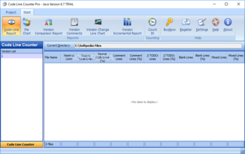 Code Line Counter Pro - Java Version screenshot 2