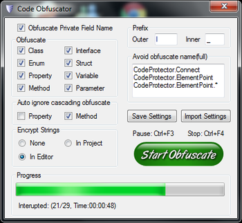 Code Protector screenshot