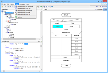 Code to FlowChart screenshot 2