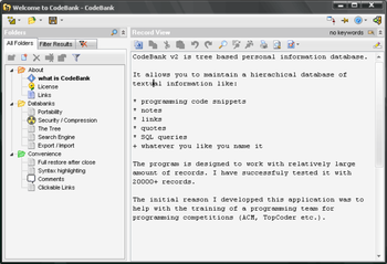 CodeBank screenshot 2