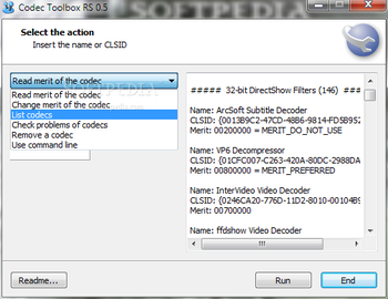 Codec Toolbox RS screenshot 2