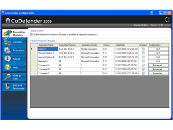 CoDefender screenshot