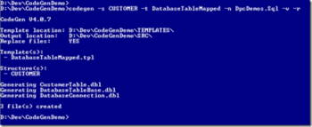 CodeGen screenshot