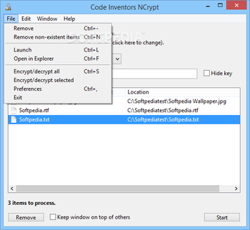 CodeInventors NCrypt screenshot 3