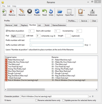CodeInventors Rename screenshot 2