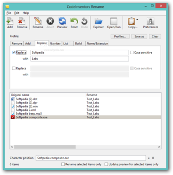 CodeInventors Rename screenshot 3