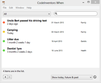 CodeInventors When screenshot 3