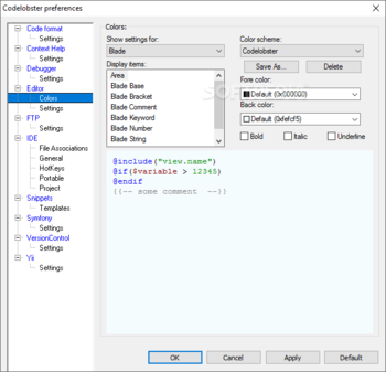 CodeLobster PHP Edition Portable screenshot 14