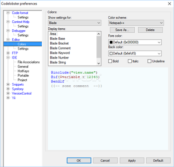 CodeLobster Professional screenshot 13