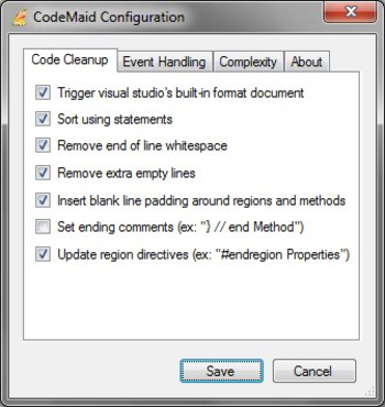 CodeMaid screenshot 2