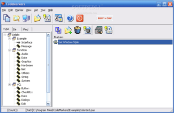 CodeMarkers screenshot