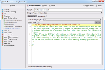 CodeMemos screenshot 5