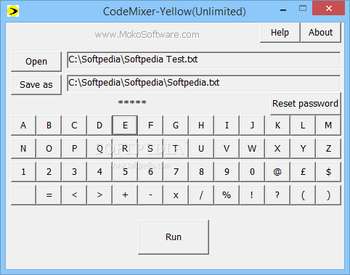 CodeMixer-Yellow screenshot