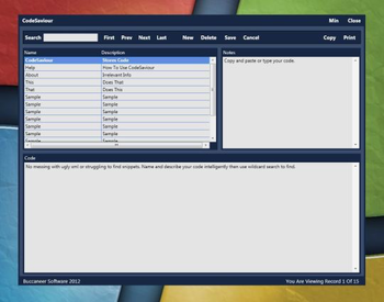 CodeSaviour screenshot
