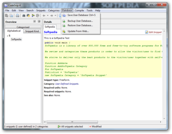 CodeSnip screenshot 5