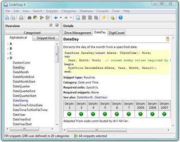 CodeSnip Portable screenshot