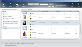 CodeTwo Active Directory Photos screenshot