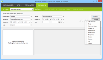 CodeTwo Backup screenshot 2