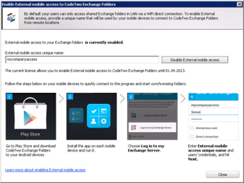 CodeTwo Exchange Folders screenshot 3