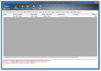 CodeTwo Exchange Migration screenshot