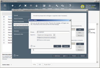 CodeTwo Exchange Rules 2013 screenshot 2