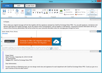 CodeTwo Exchange Rules screenshot 4