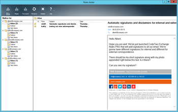 CodeTwo Exchange Rules screenshot 7