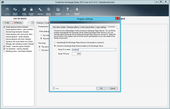 CodeTwo Exchange Rules screenshot 9