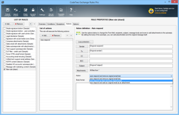 CodeTwo Exchange Rules Pro screenshot 7