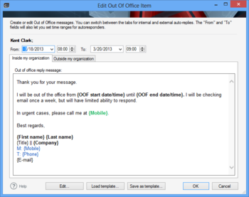 CodeTwo Out Of Office Manager screenshot 4