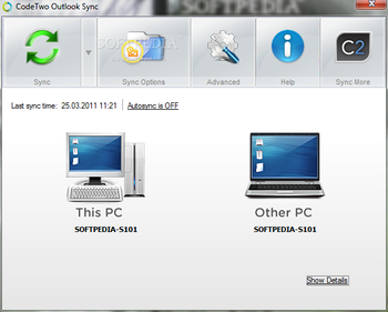 CodeTwo Outlook Sync screenshot
