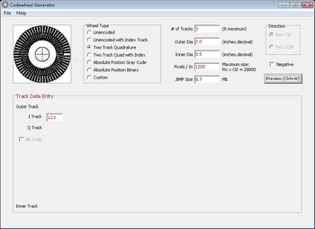 Codewheel Generator screenshot