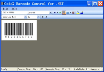 CodeX Barcode Control for .NET screenshot