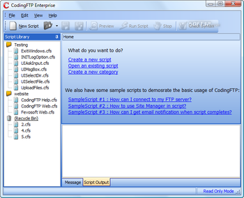 Coding FTP screenshot 2