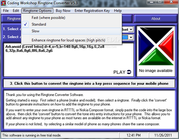 Coding Workshop Ringtone Converter screenshot 4