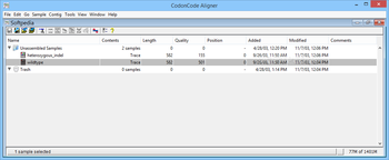 CodonCode Aligner screenshot