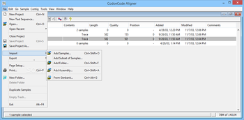 CodonCode Aligner screenshot 2