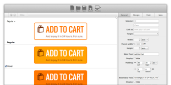 CoffeeCup Button Builder screenshot