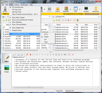 CoffeeCup Direct FTP screenshot 4