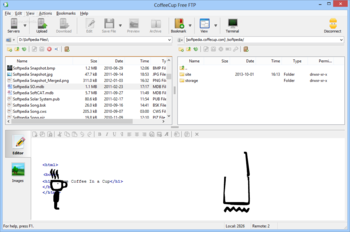 CoffeeCup Free FTP screenshot