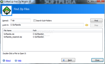 CoffeeCup Free Zip Wizard screenshot 7