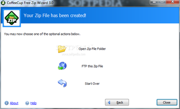 CoffeeCup Free Zip Wizard screenshot 8