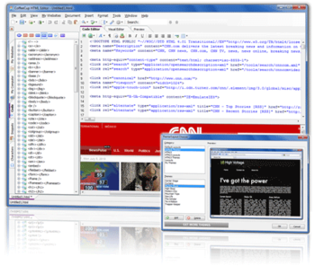 CoffeeCup HTML Editor screenshot