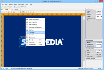 CoffeeCup Image Mapper screenshot