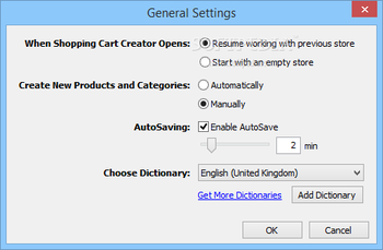 CoffeeCup Shopping Cart Creator screenshot 14